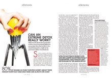 Elle magazine page
